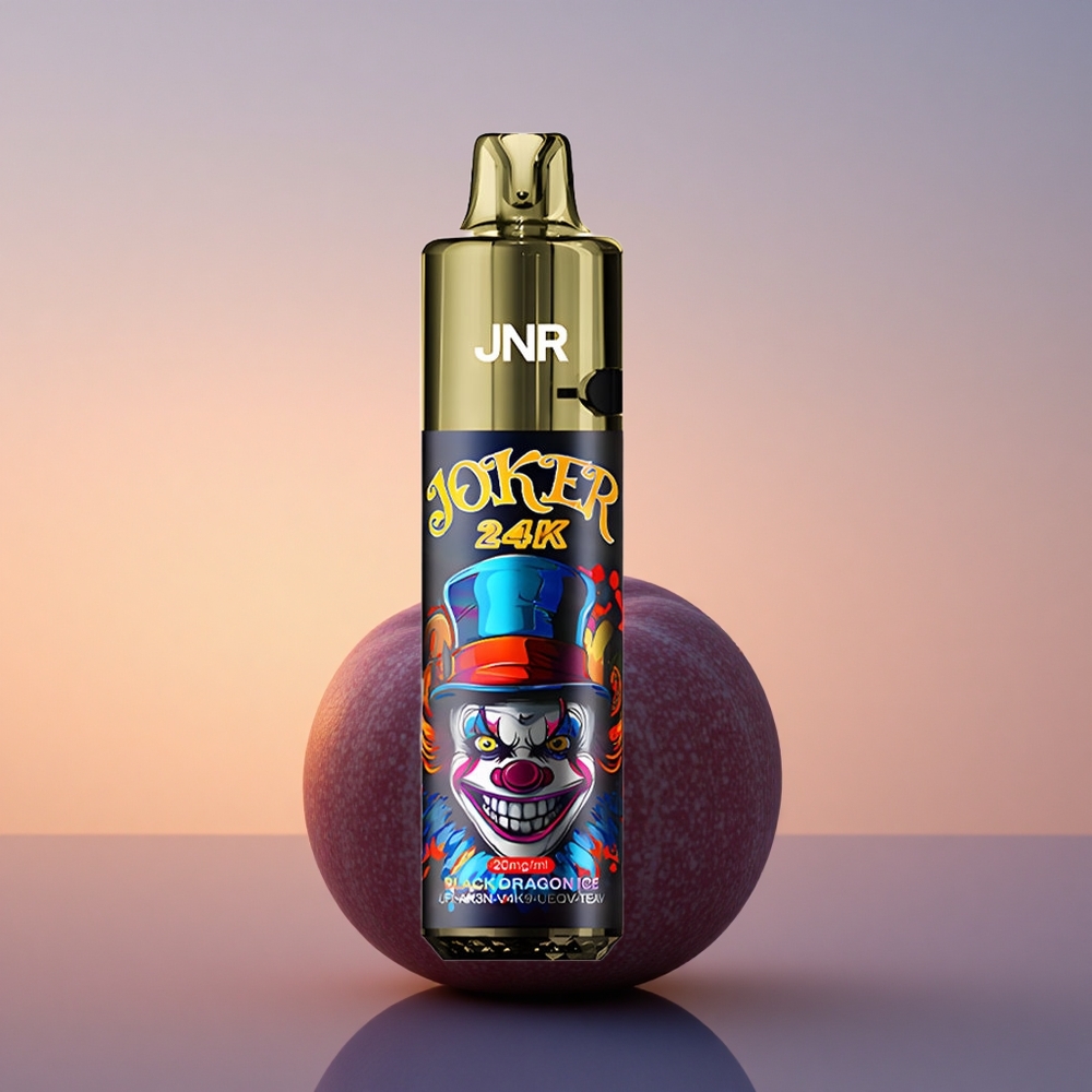 JNR Joker 24K Črni Zmaj Led s 10ml Dodatkom in 800mAh Baterijo