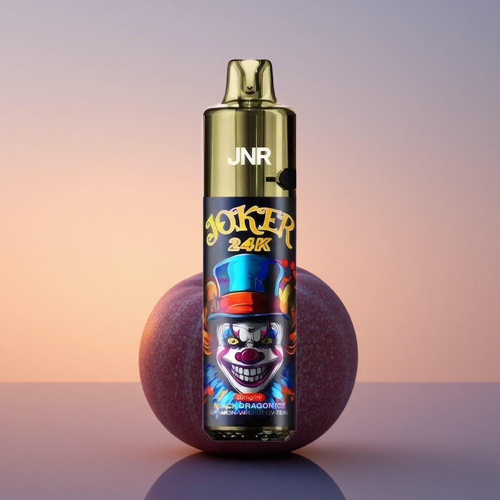 JNR Joker 24K Črni Zmaj Led s 10ml Dodatkom in 800mAh Baterijo