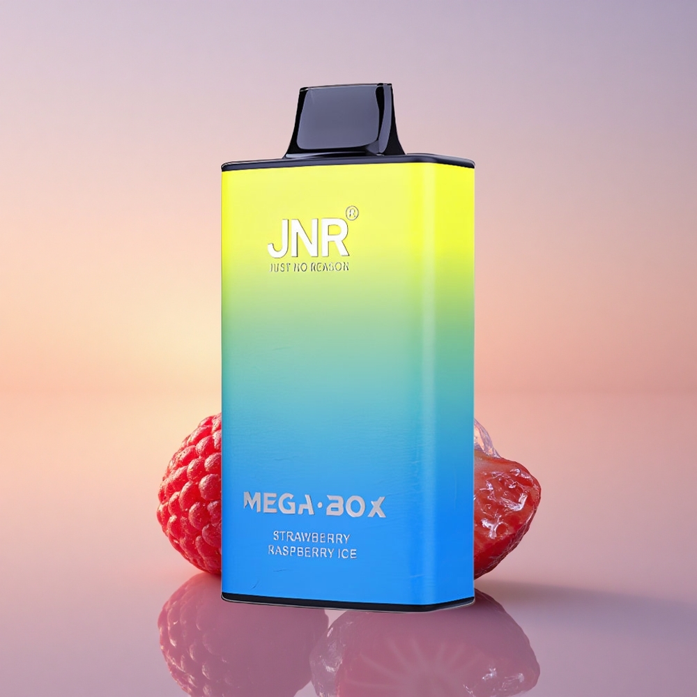 JNR Mega Box 25000 Jagoda Malina Led z Dvojno Mrežno Tuljavo in Hitrim Polnjenjem Type-C
