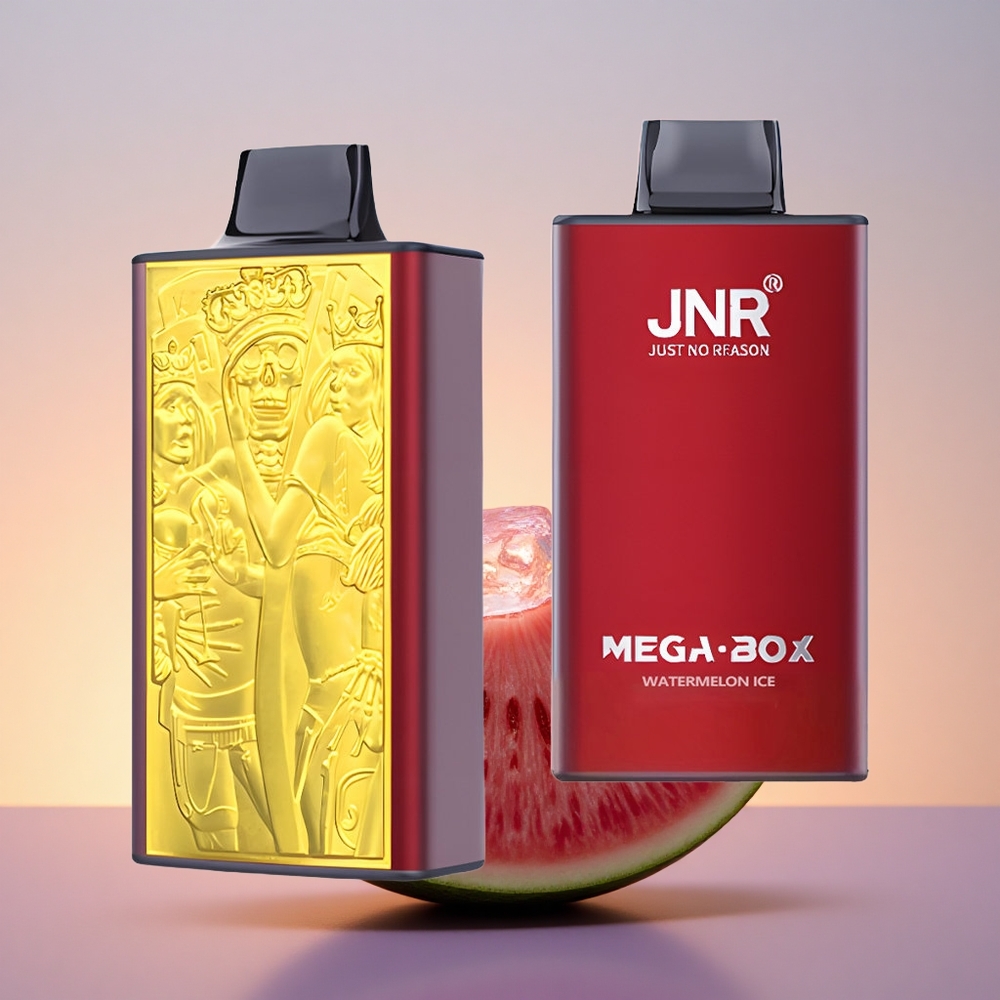 JNR Mega Box 25000 Lubenica Led z Dvojnim Jedrom in Hitrim Polnjenjem