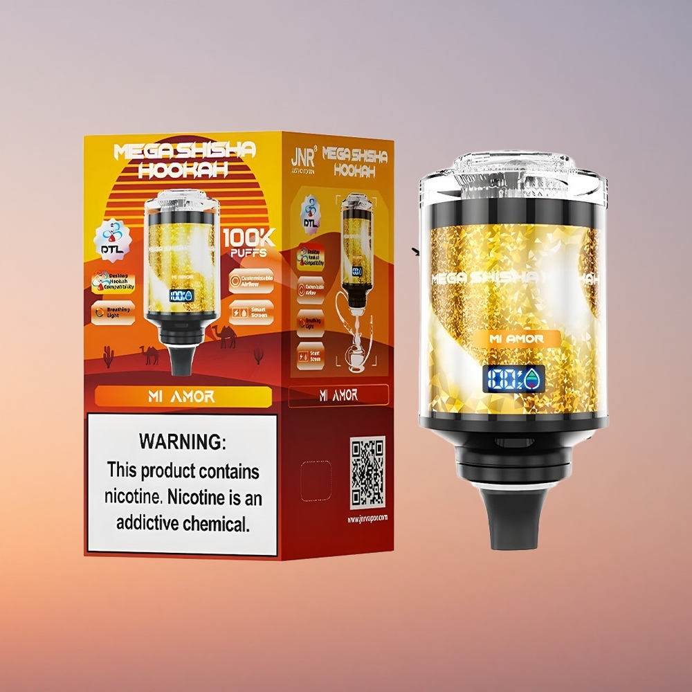 JNR Mega Shisha Hookah 100K Moja Ljubezen 60ml 2200mAh Tip-C
