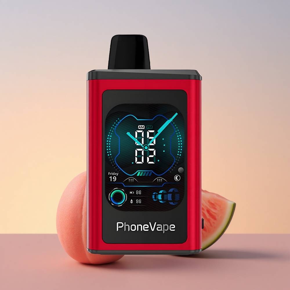 JNR PhoneVape 30000 Breskva Mango Lubenica Turbo Način Nastavljiv Pretok