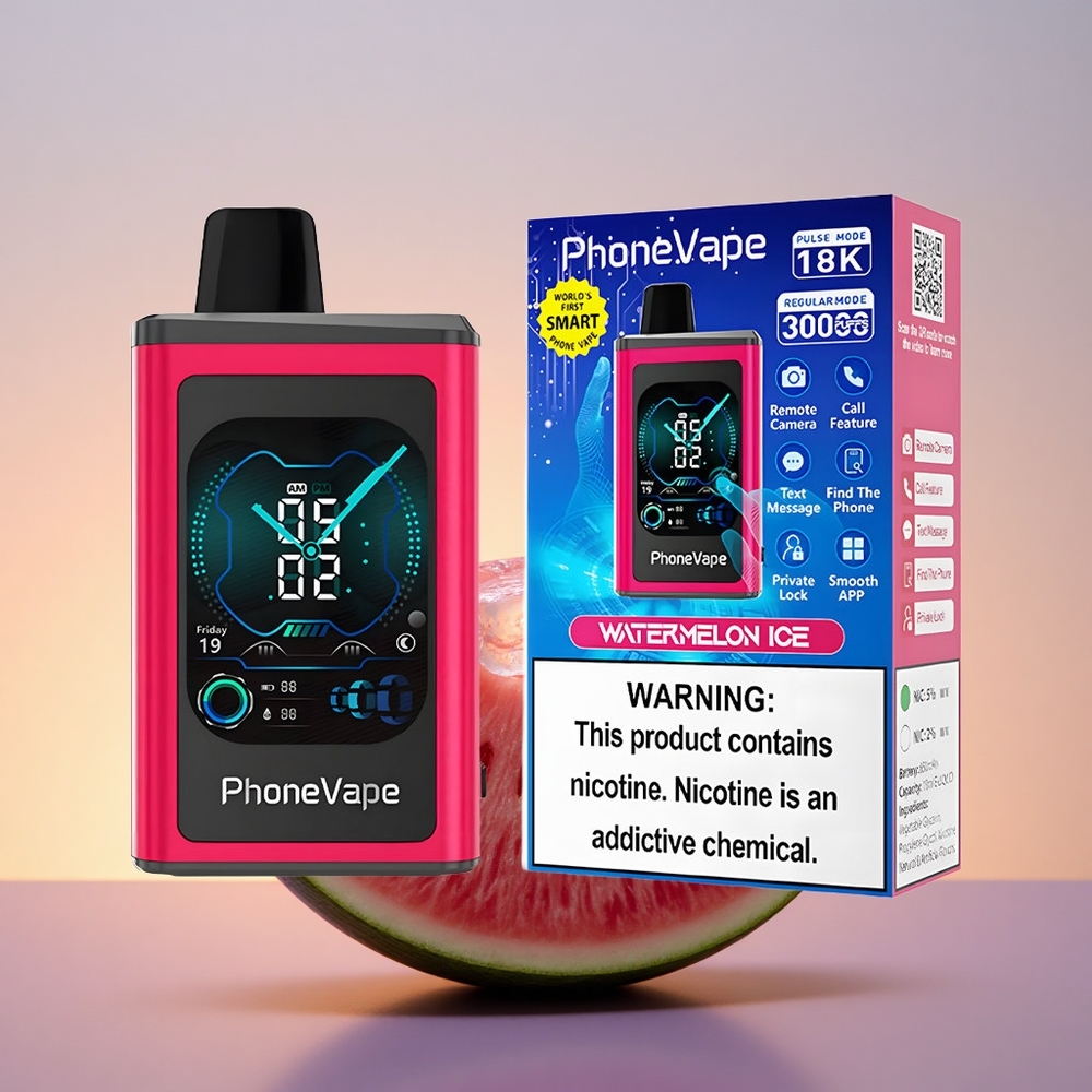JNR PhoneVape 30000 Lubenica Led z Turbo Načinom in Nastavljivim Zrakom