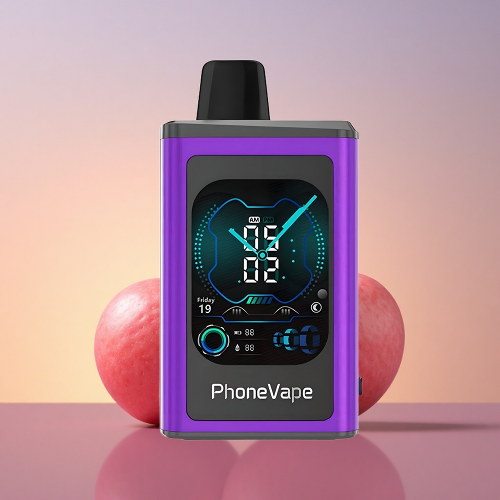 JNR PhoneVape 30000 Češnja Jagoda Malina Turbo Način Prilagodljiv Pretok Zraka