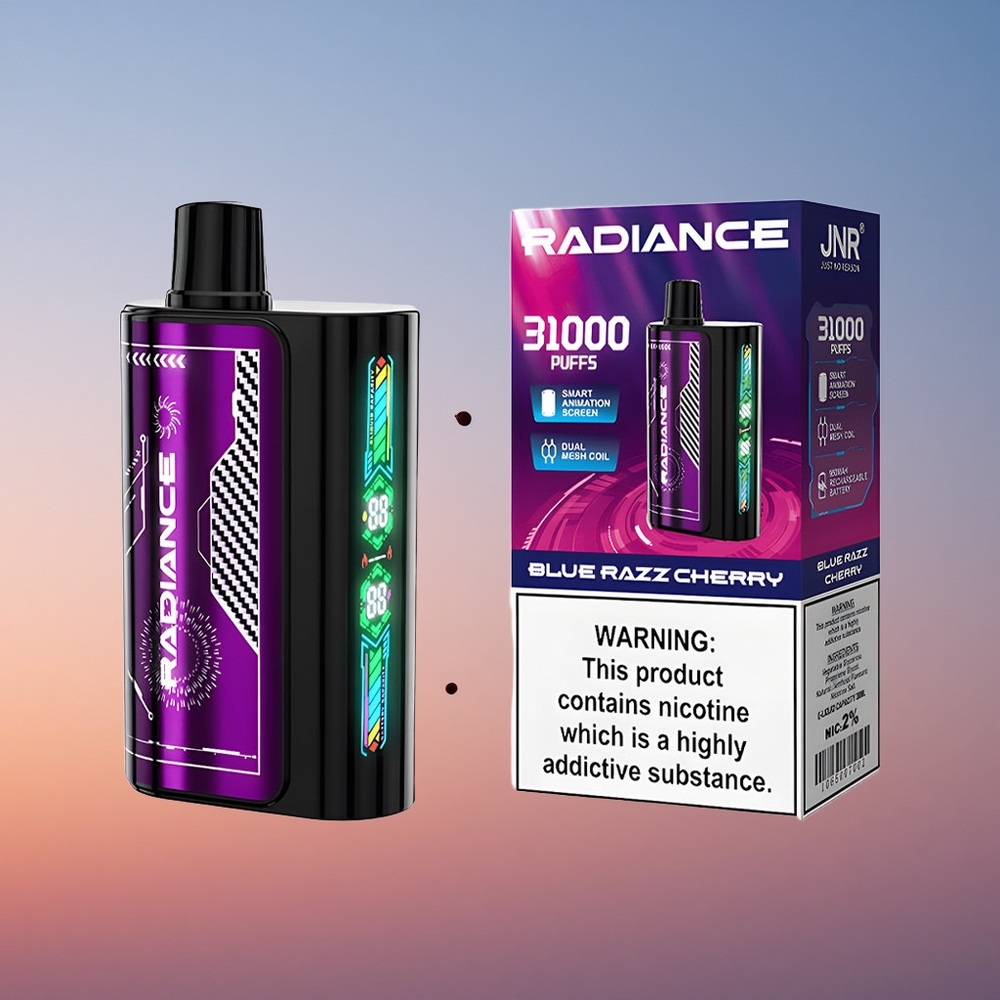 JNR Radiance 31000 Modra Malina Češnja Dual Mesh 950 mAh