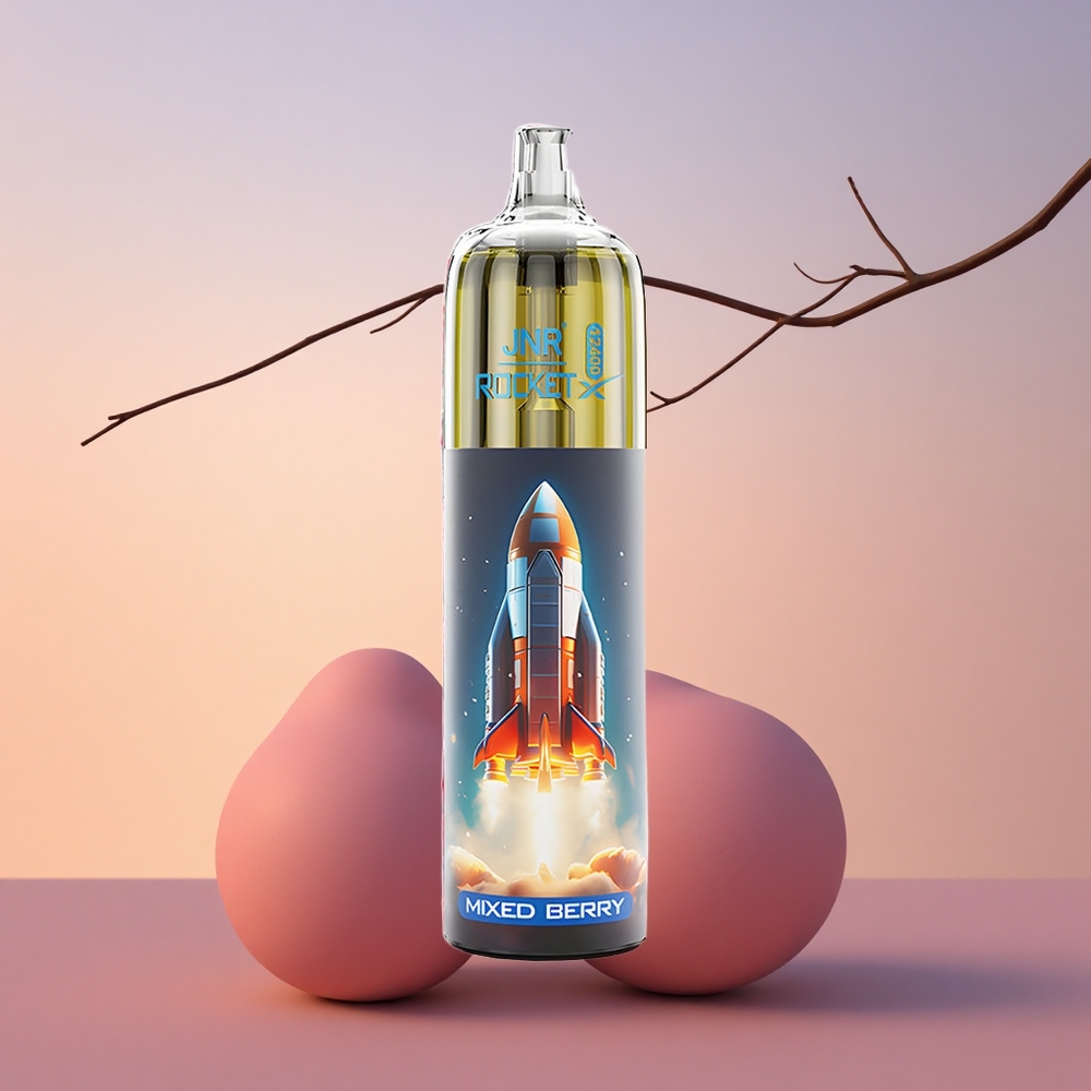 JNR Rocket-X 12400 Mešane Jagode Hitri Polnjenje Tip-C RGB