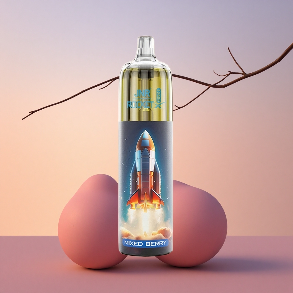 JNR Rocket-X 12400 Mešane Jagode Hitri Polnjenje Tip-C RGB