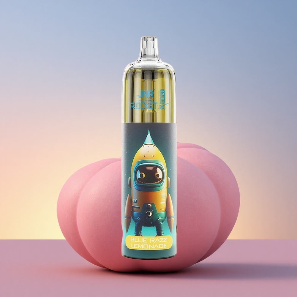 JNR Rocket-X 12400 Modra Malina Limonada z RGB Osvetljavo in Hitrim Polnjenjem Type-C