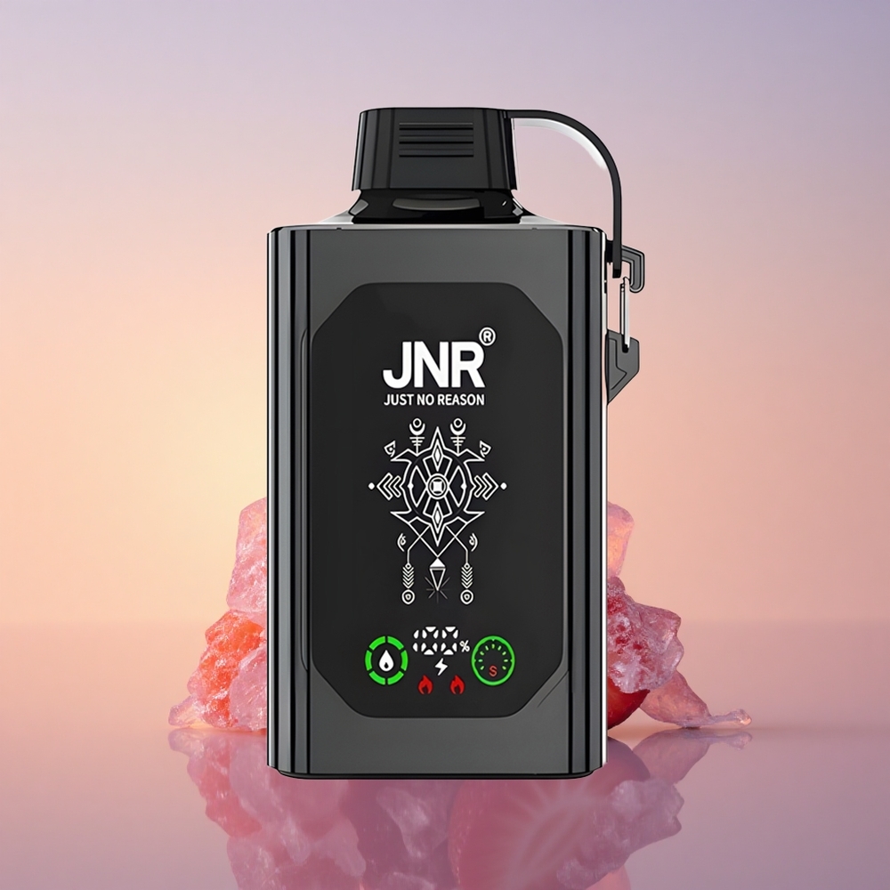 JNR Shisha Hookah Box 20500 Jagodični Led s HD zaslonom in 25ml tekočine