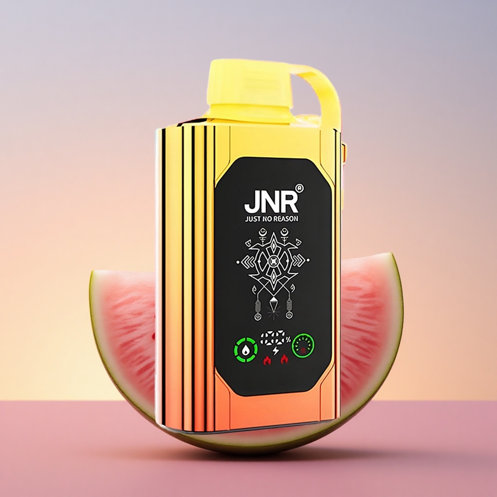 JNR Shisha Hookah Box 20500 Lubenica Jagoda Mehurčki Gumi z HD zaslonom, 25ml e-tekočine in Dual Mesh Coil