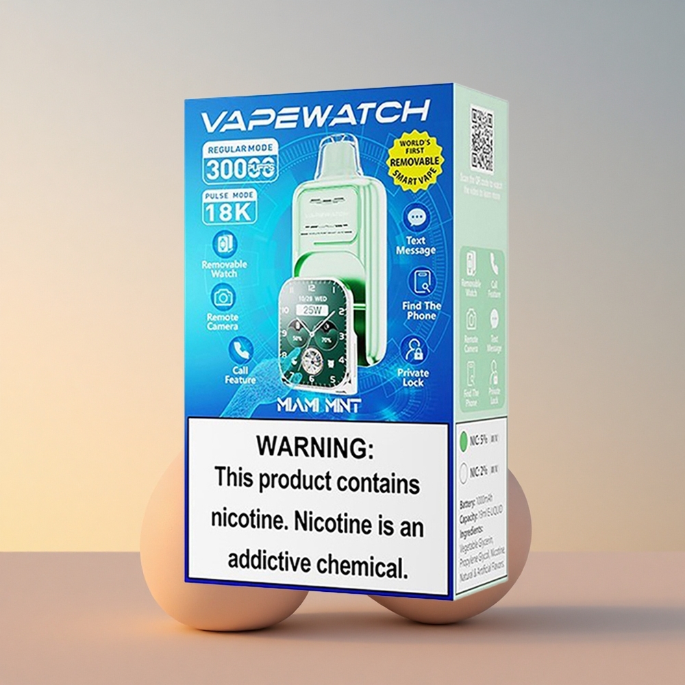 JNR VapeWatch 30000 Ljubljana Dvojno Mrežasto Naelektrenje 1000mAh 19mL 5%