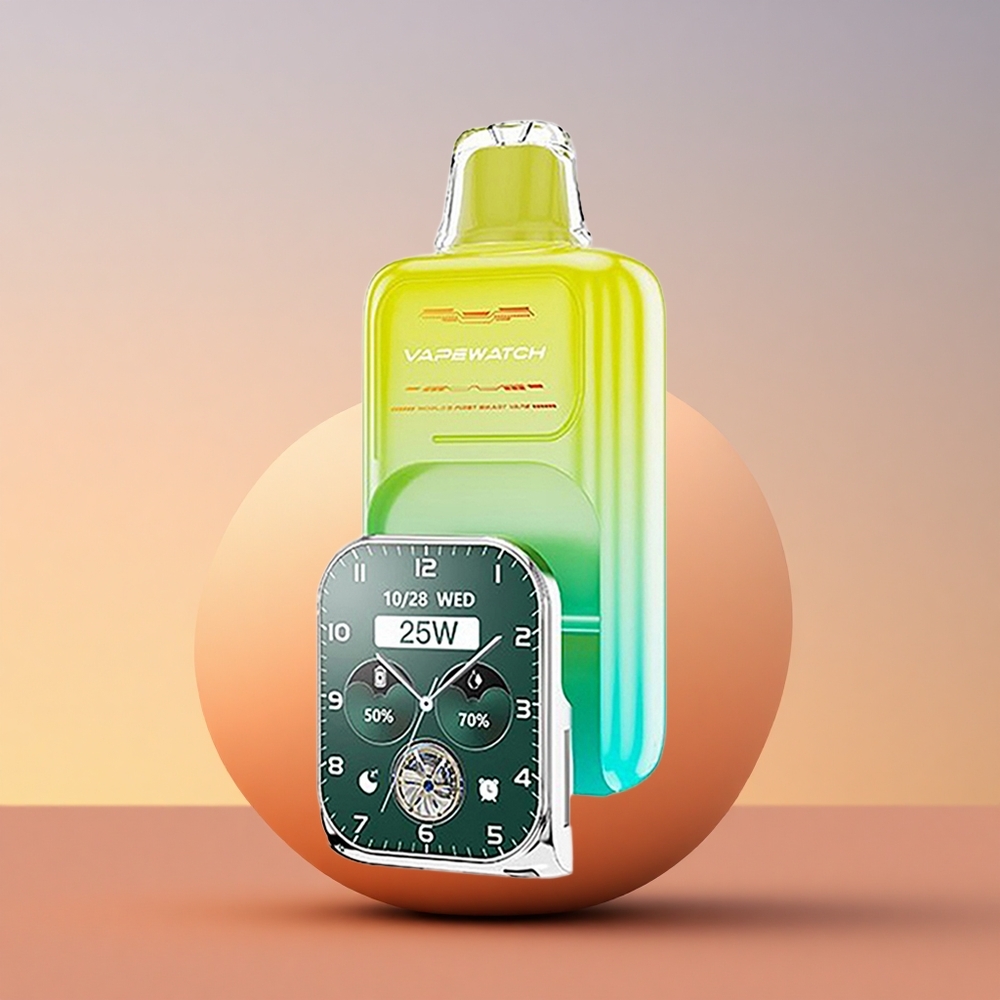 JNR VapeWatch 30000 Pomarančni Mango 1000mAh Dual Mesh Coil