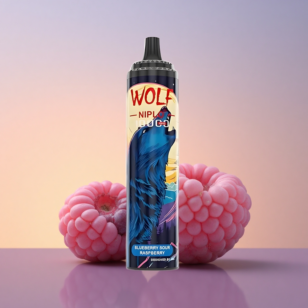 JNR Wolf Niplo 10000 Borovnično-Kisla Malina 20ml 650mAh Type-C