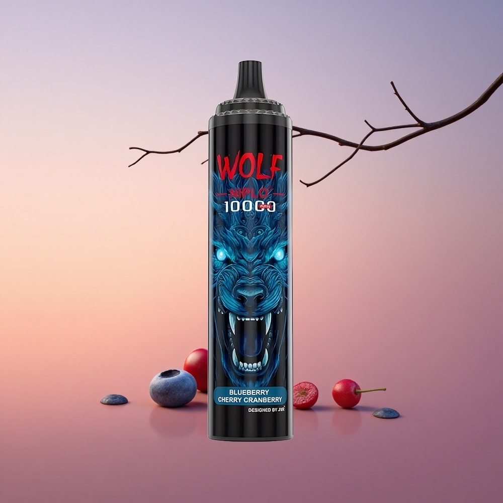 JNR Wolf Niplo 10000 Borovnica Češnja Brusnica 20ml 1.0 Ohm Type-C