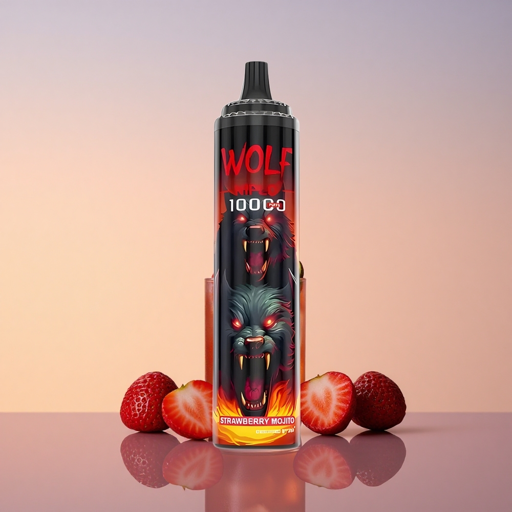 JNR Wolf Niplo 10000 Jagodni Mojito Mesh Coil 1.0 Ohm Type-C