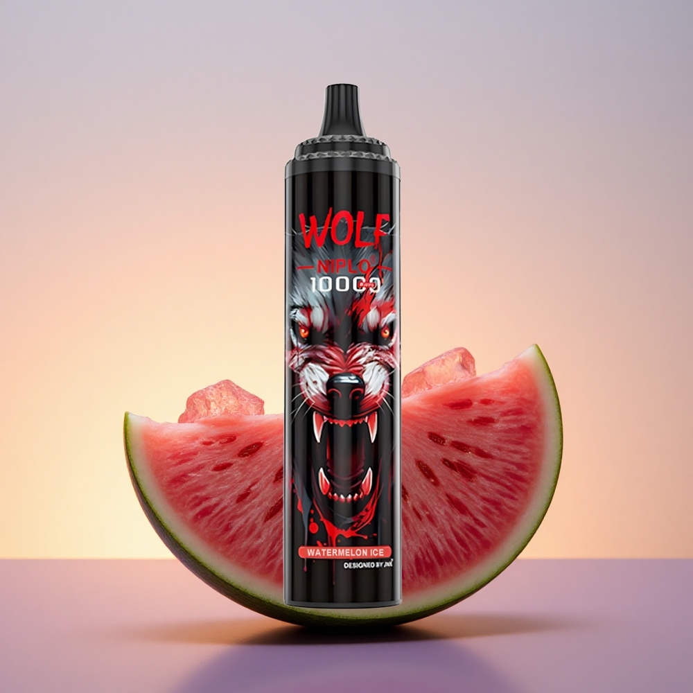 JNR Wolf Niplo 10000 Lubenikasti Led 20ml 1.0 Ohm
