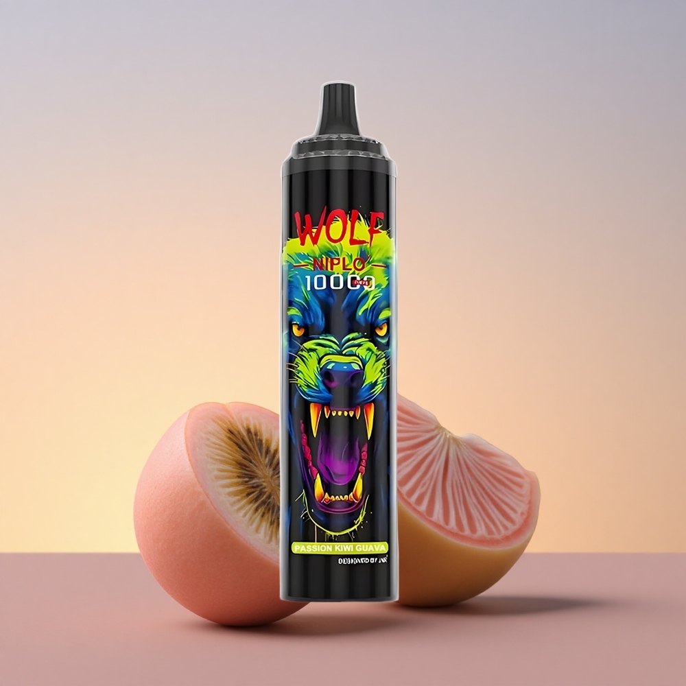JNR Wolf Niplo 10000 Strastni Kivi Guava 20ml 1.0 Ohm Type-C