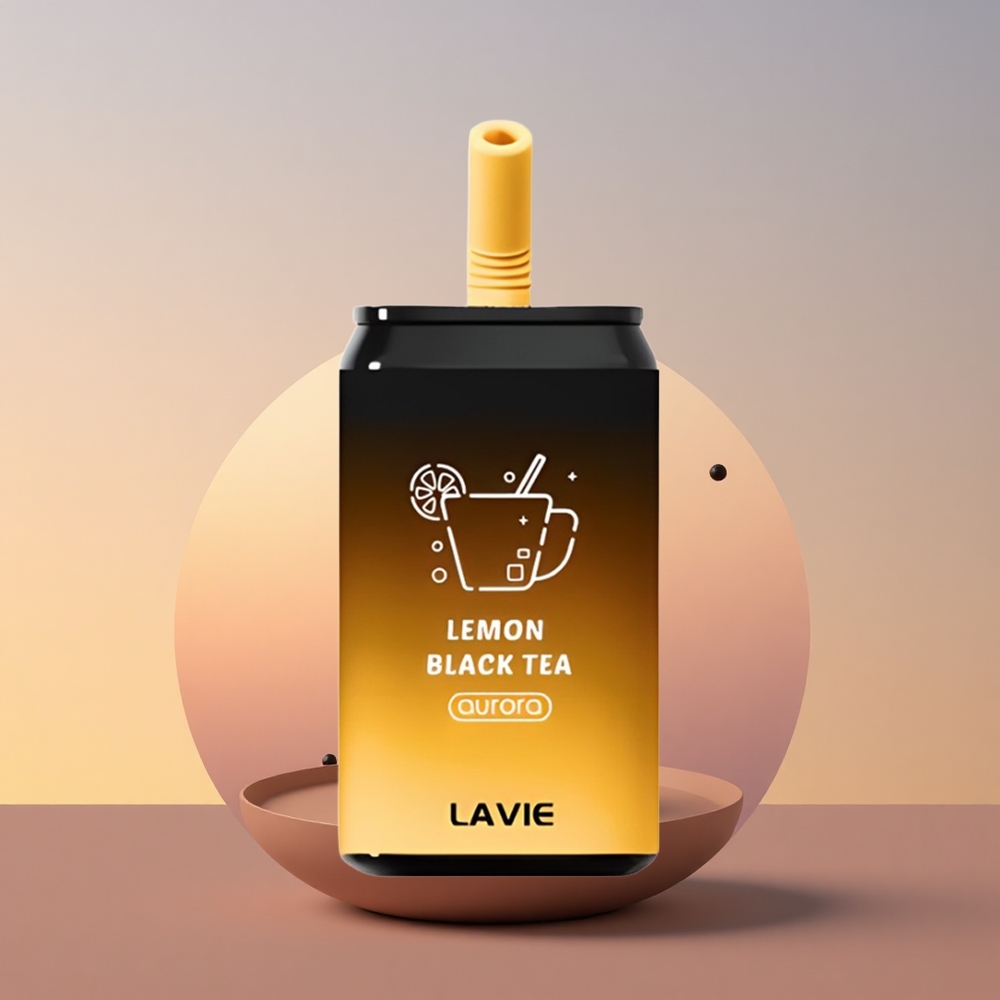 Lavie Aurora 11000 Puffs Črni Limonin Čaj z 22ML in 650mAh