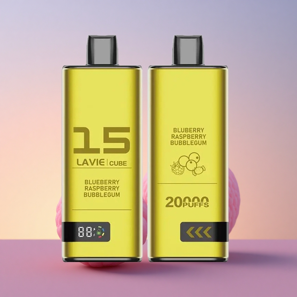 Lavie Cube 20000 Puffs Borovnica Malina Mehurčki 28ML 600mAh Type C