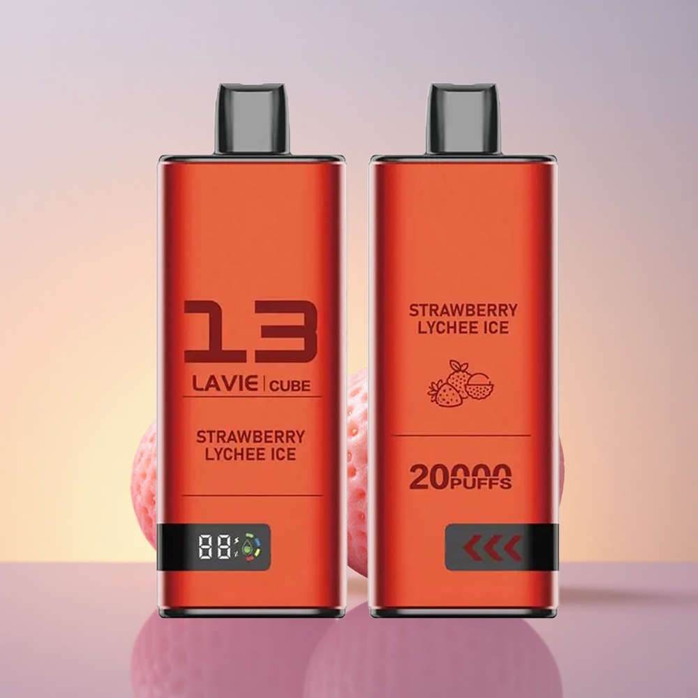 Lavie Cube 20000 Puffs Jagoda Liči Led z 28ML tekočine