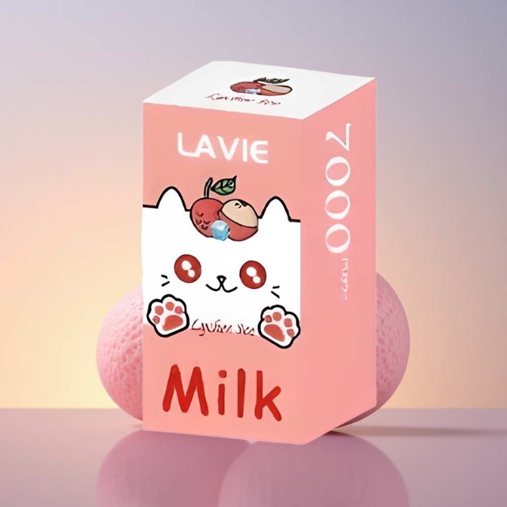 Lavie Milk 7000 Puffs Litchi Led 600mAh Tip C