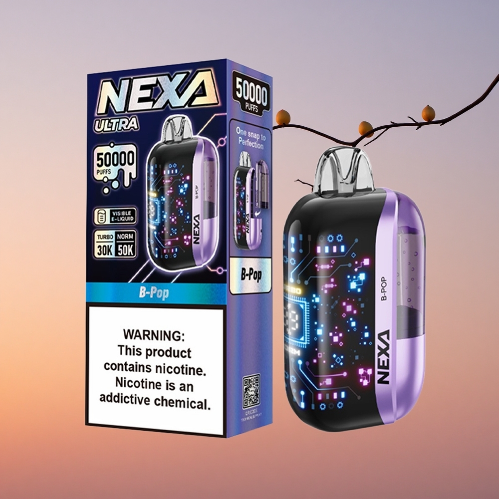 NEXA Ultra 50000 Puffs B-Pop 20ml 5% Dual Mesh