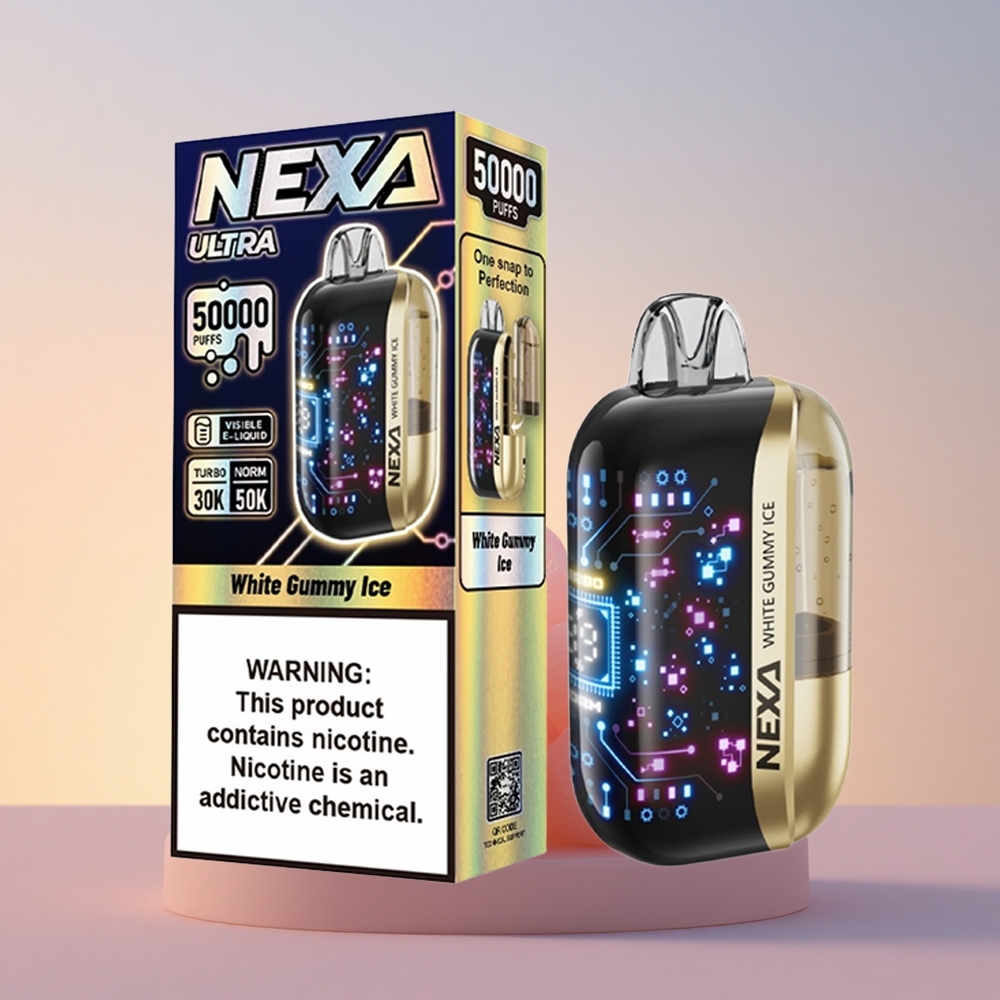 NEXA Ultra 50000 Puffs Bela Gumi Led 20ml 5% Dual Mesh
