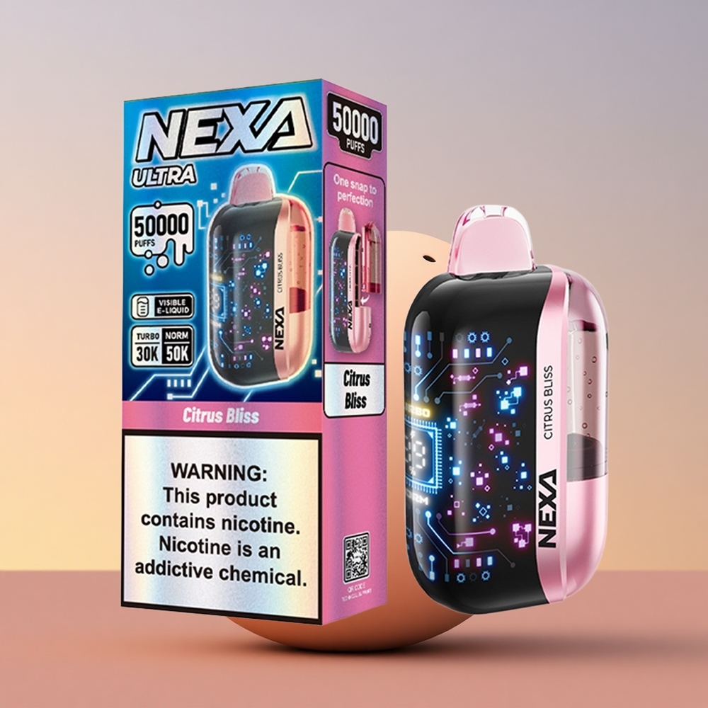 NEXA Ultra 50000 Puffs Citrus Bliss 20ml Dual Mesh