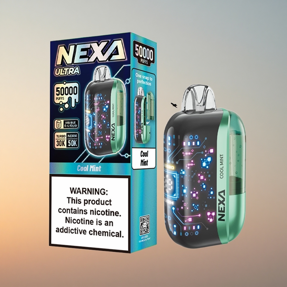 NEXA Ultra 50000 Puffs Hladna Meta 20ml Dual Mesh