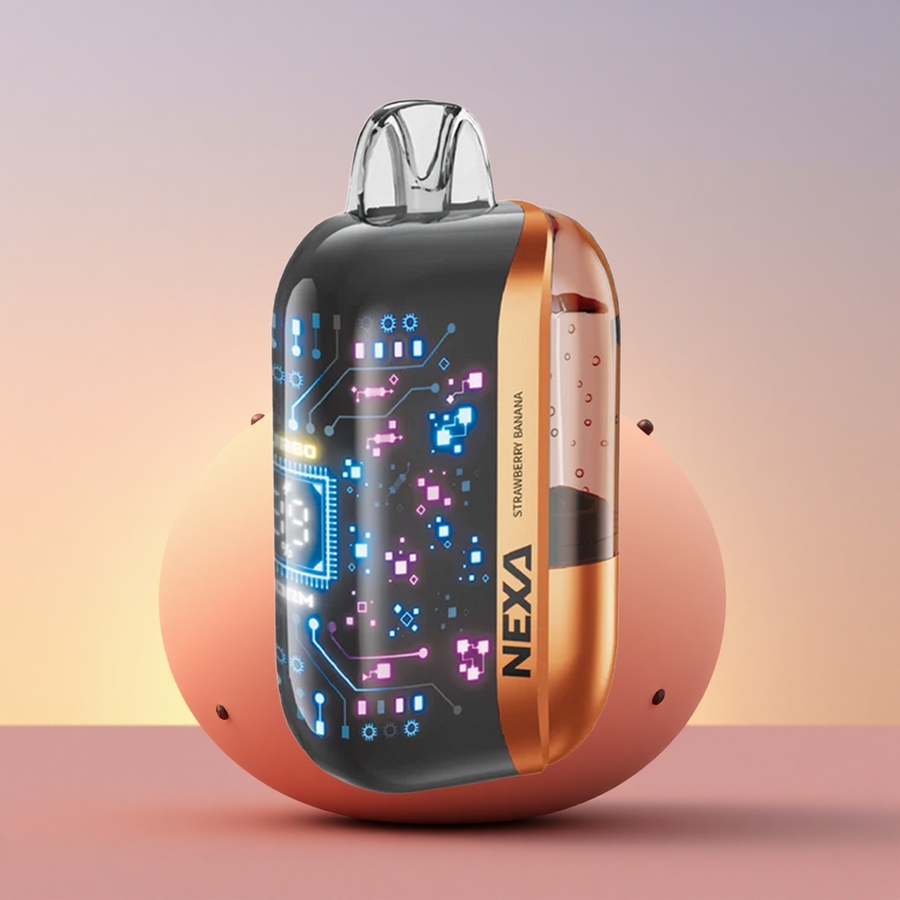 NEXA Ultra 50000 Puffs Jagoda Banana 20ml 5% 0.9ohm