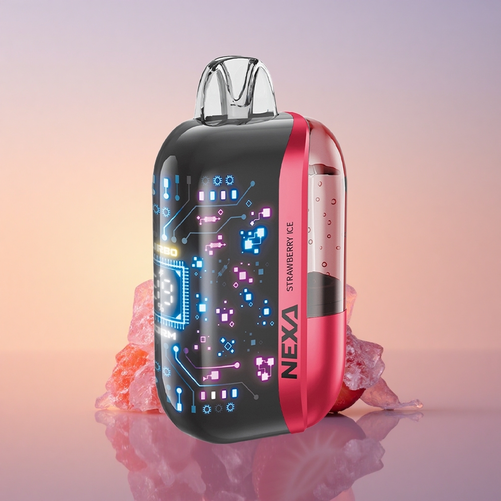 NEXA Ultra 50000 Puffs Jagodni Led z 20ml in 5% Nikotina