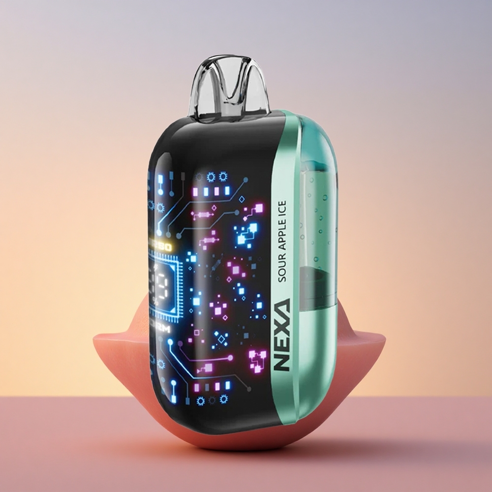 NEXA Ultra 50000 Puffs Kislo Jabolčni Led z 20ml in 5% Nikotina