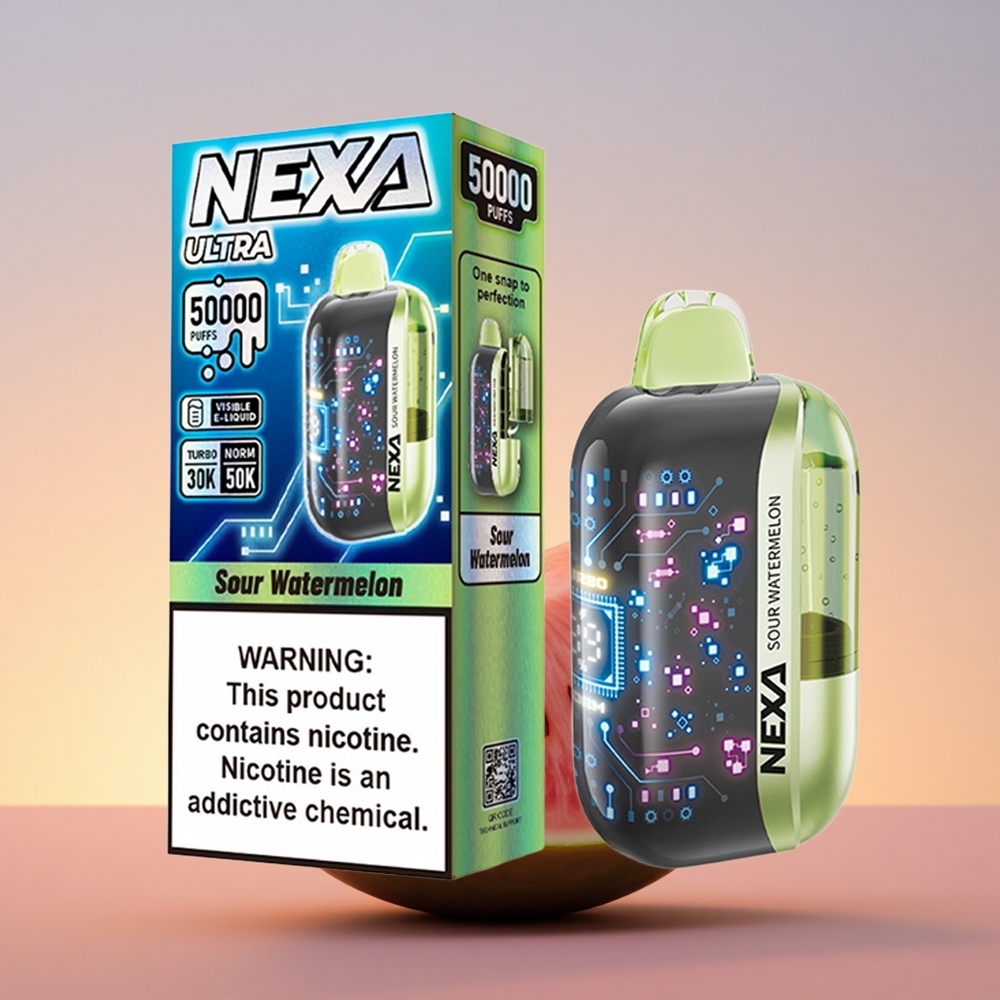 NEXA Ultra 50000 Puffs Kislo Lubenica 20ml 5% 0.9ohm