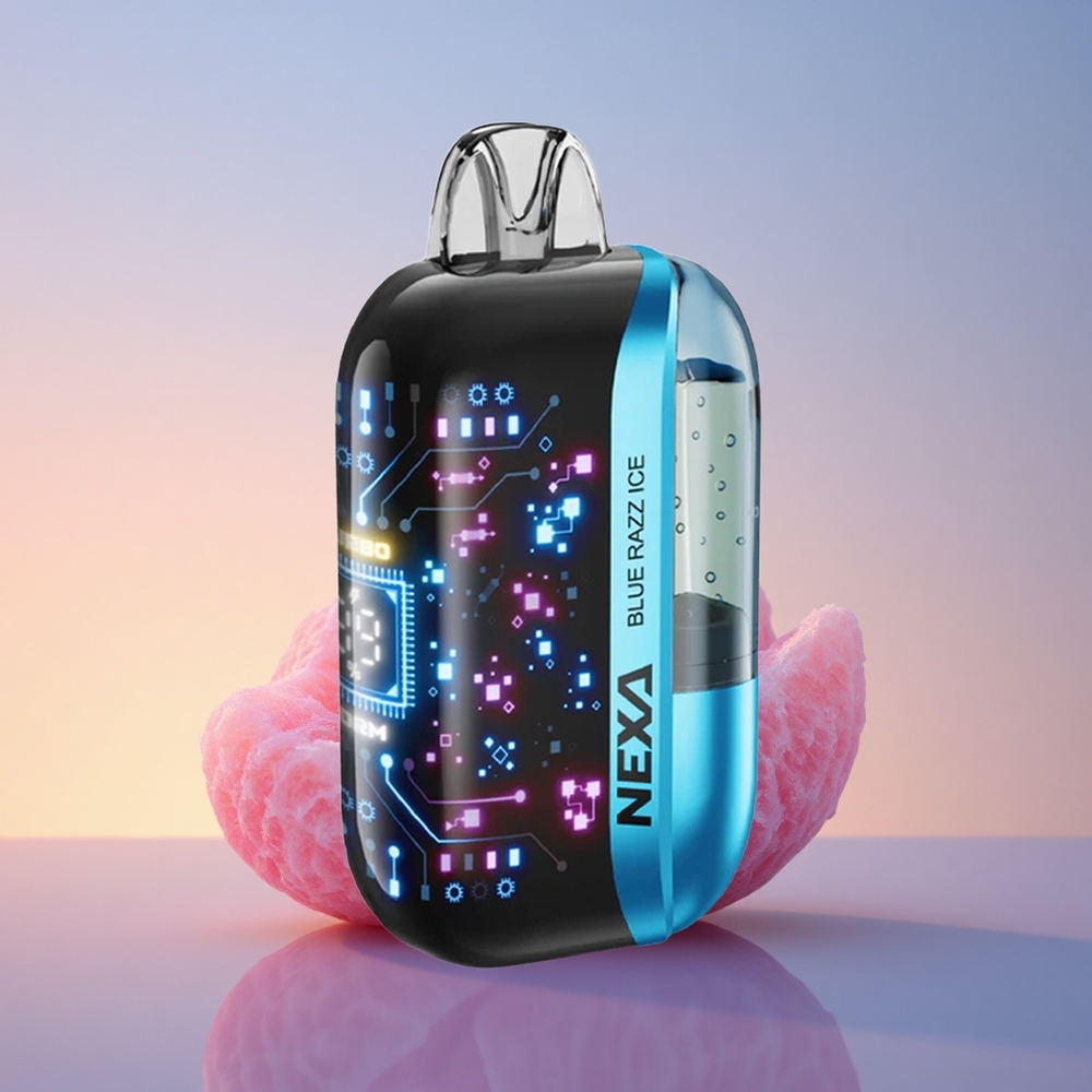 NEXA Ultra 50000 Puffs Modra Malina Led 20ml 5% 0.9ohm