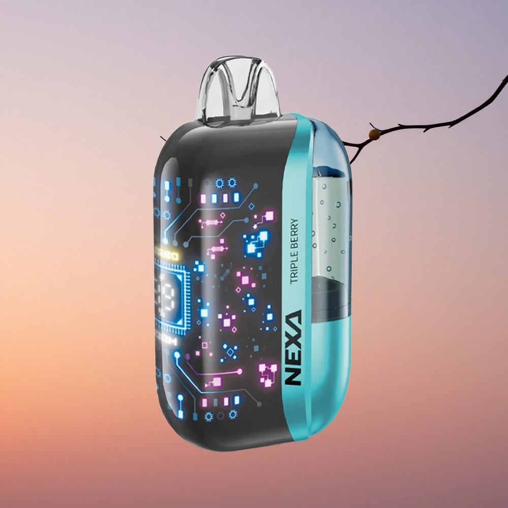 NEXA Ultra 50000 Puffs Trojno Jagodni 20ml 5% Dual Mesh