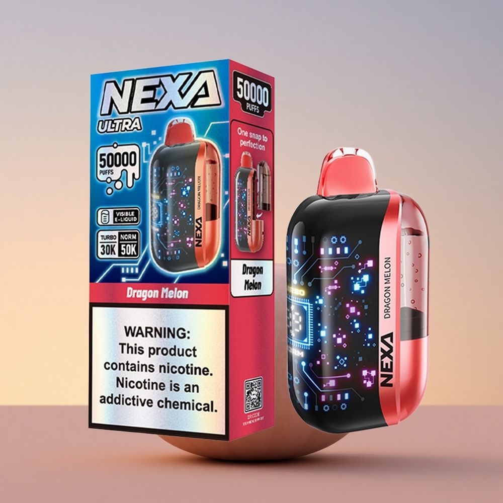 NEXA Ultra 50000 Puffs Zmajev Melon 20ml Dual Mesh