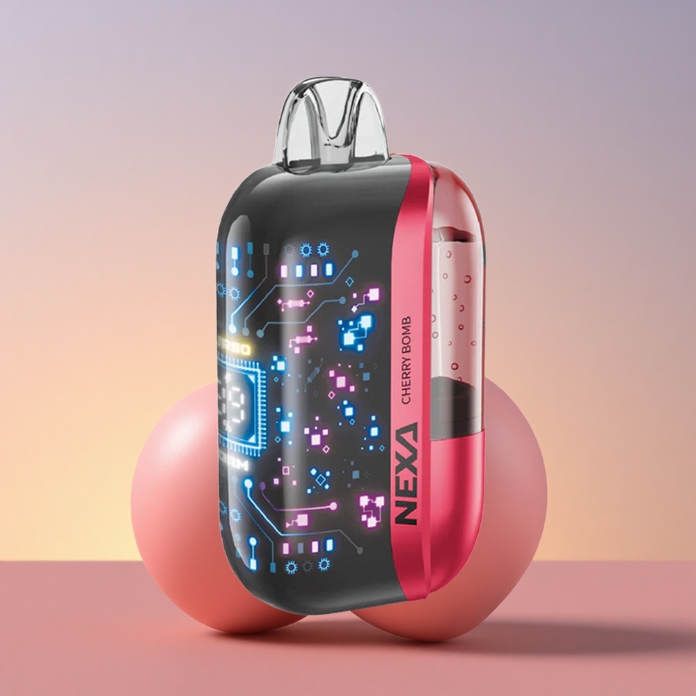 NEXA Ultra 50000 Puffs Češnjev Bomp 20ml 5% Dual Mesh