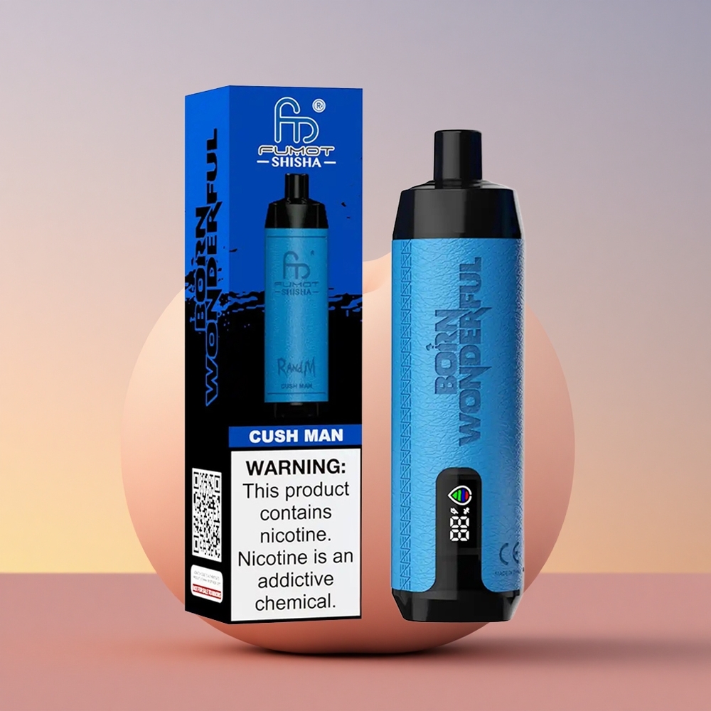 RandM Fumot Shisha 10000 Puffs Koščni mož LED 18ml 0.6ohm