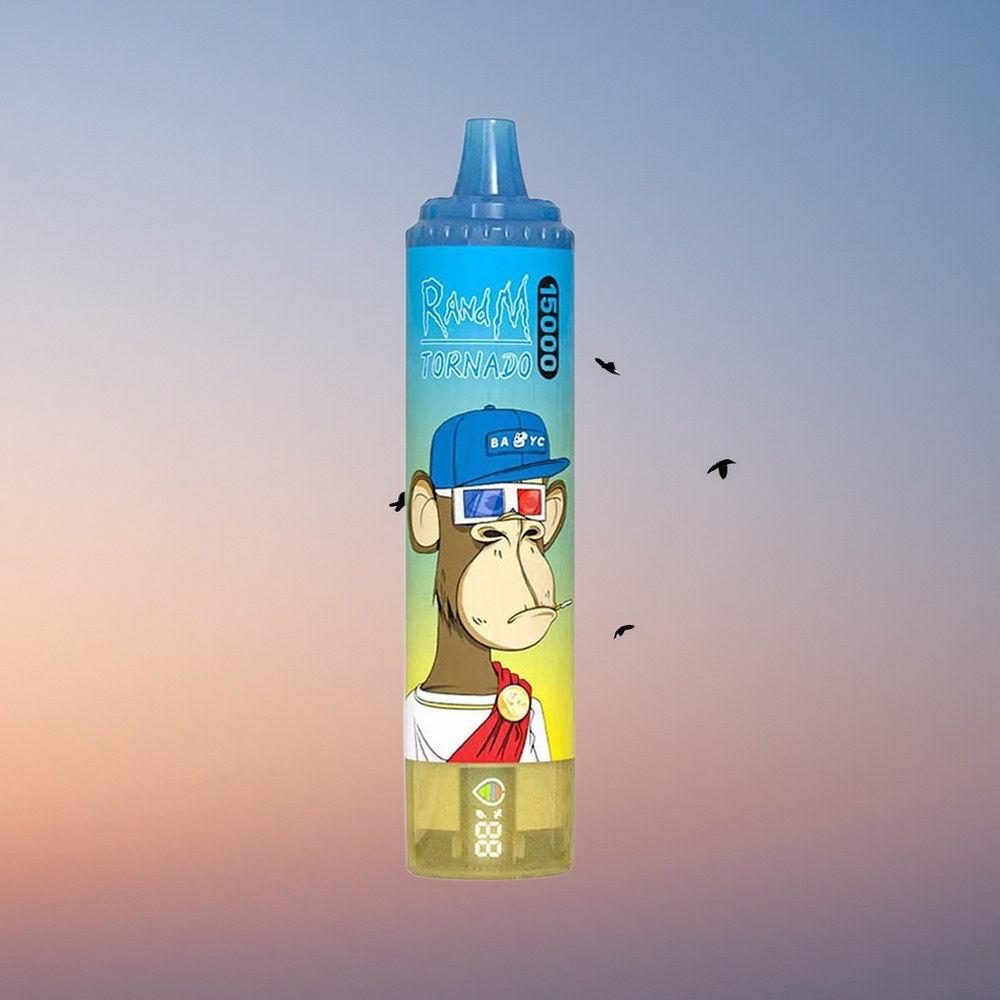 RandM Fumot Tornado 15000 Puffs Gospod Modri 25ml Mesh LCD