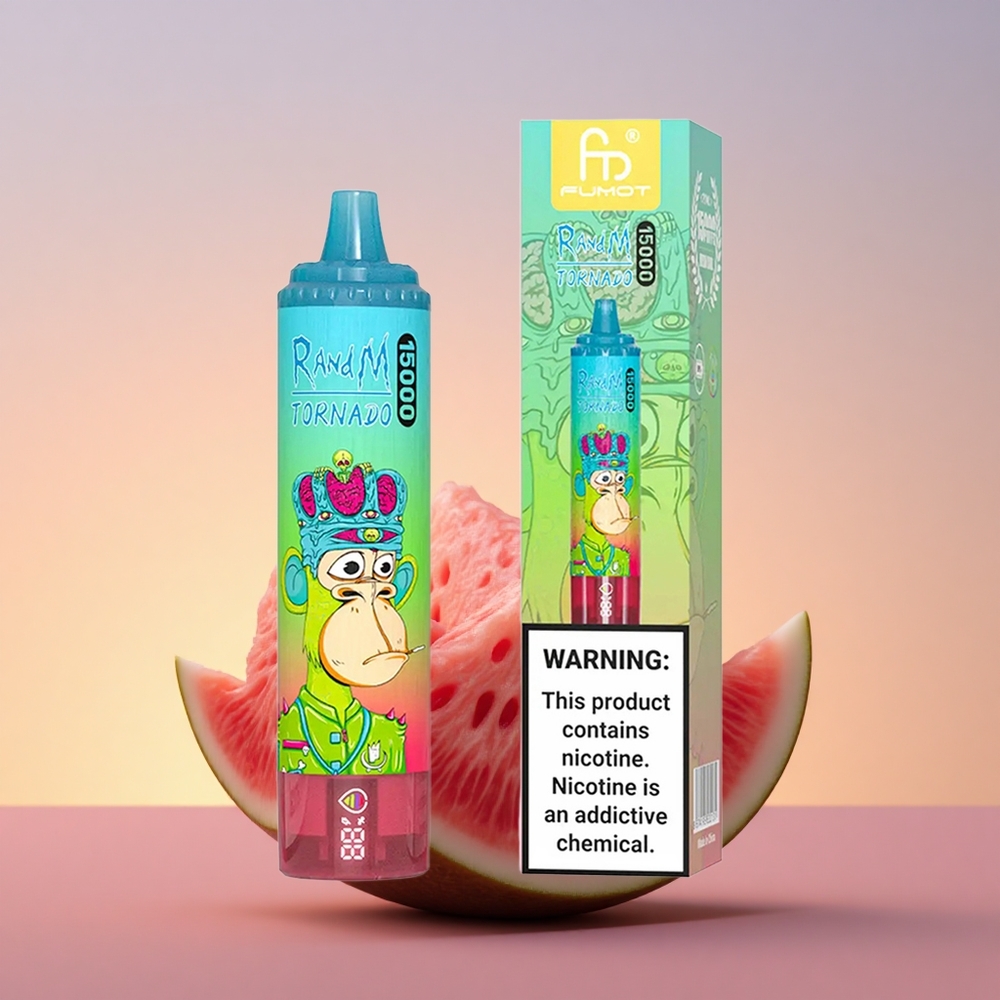 RandM Fumot Tornado 15000 Puffs Jagoda Lubenica 25ml Mesh