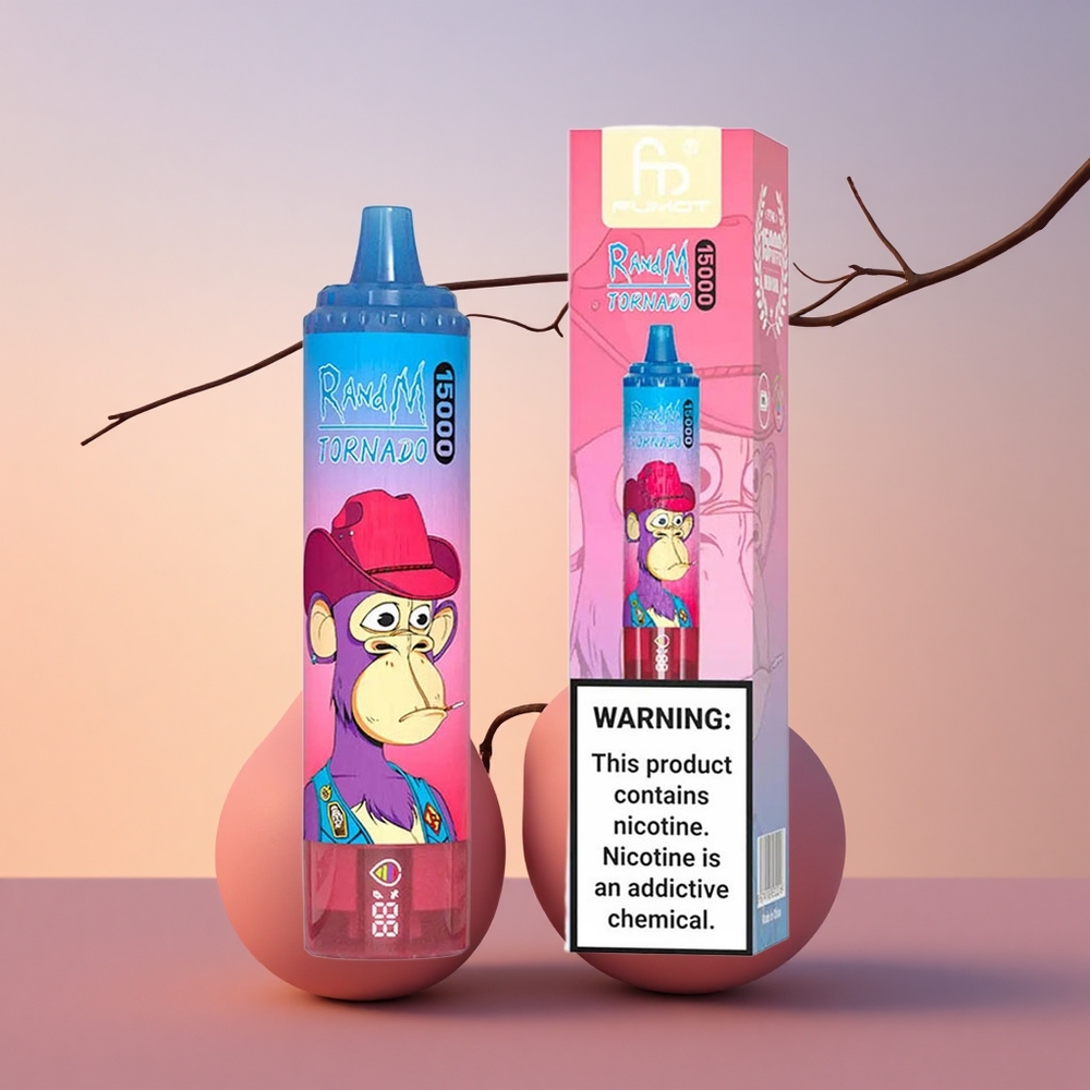 RandM Fumot Tornado 15000 Puffs Mešane Jagode 25ml Mesh LCD