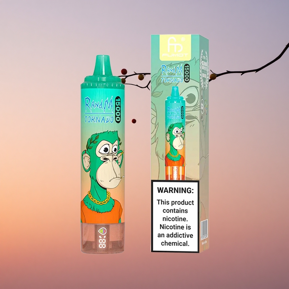RandM Fumot Tornado 15000 Puffs Trojni Jagodi 25ml Tip-C