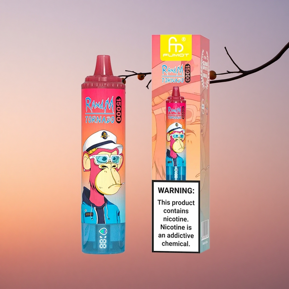 RandM Fumot Tornado 15000 Puffs Češnja 25ml Mesh 850mAh
