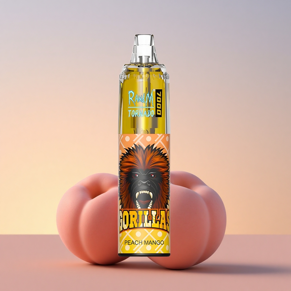 RandM Fumot Tornado 7000 Puffs Breskva Mango 14 ML Mrežna Tuljava