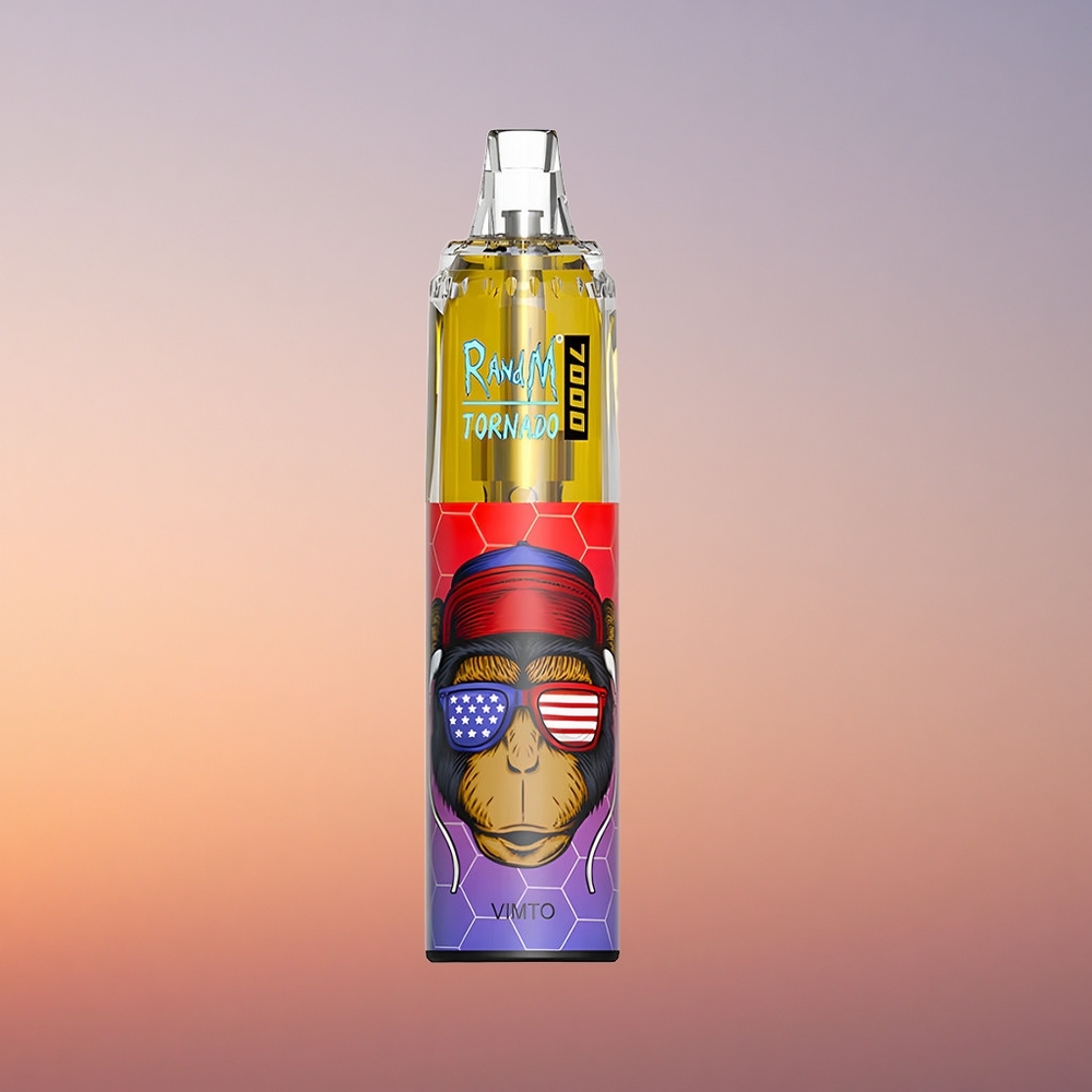RandM Fumot Tornado 7000 Puffs Vimto Navihni 14 ML Mrežasta Tuljava Zračno Nastavljiv