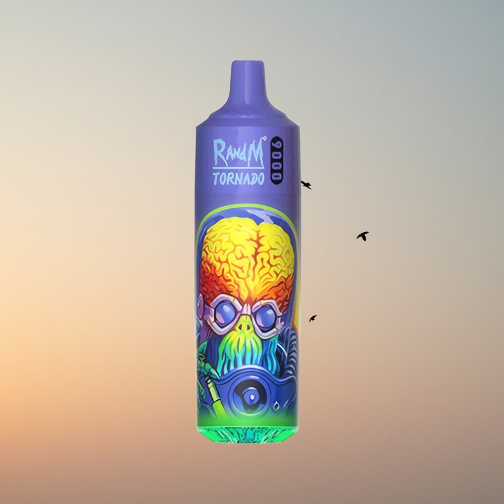 RandM Fumot Tornado 9000 Puffs Hladna Meta Mrežasta 18 mL RGB