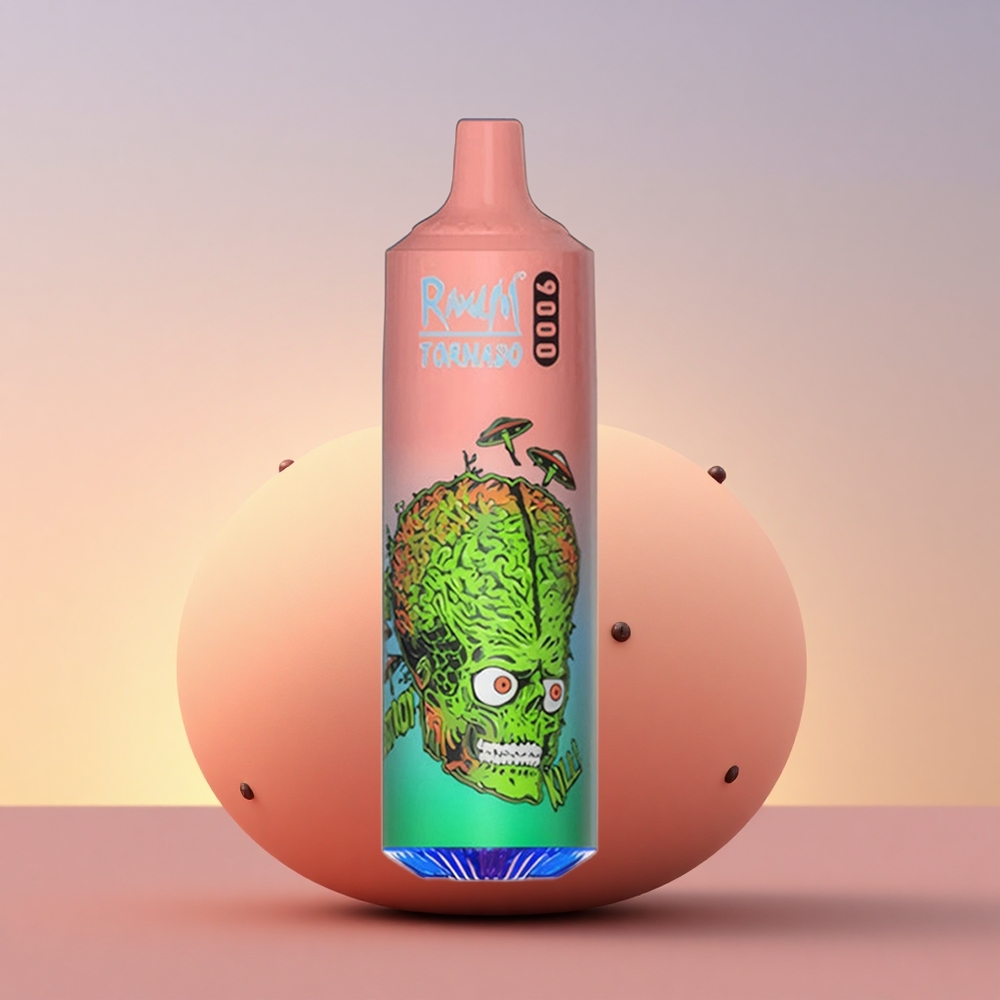 RandM Fumot Tornado 9000 Puffs Jagoda Banana Mrežasta Tuljava RGB