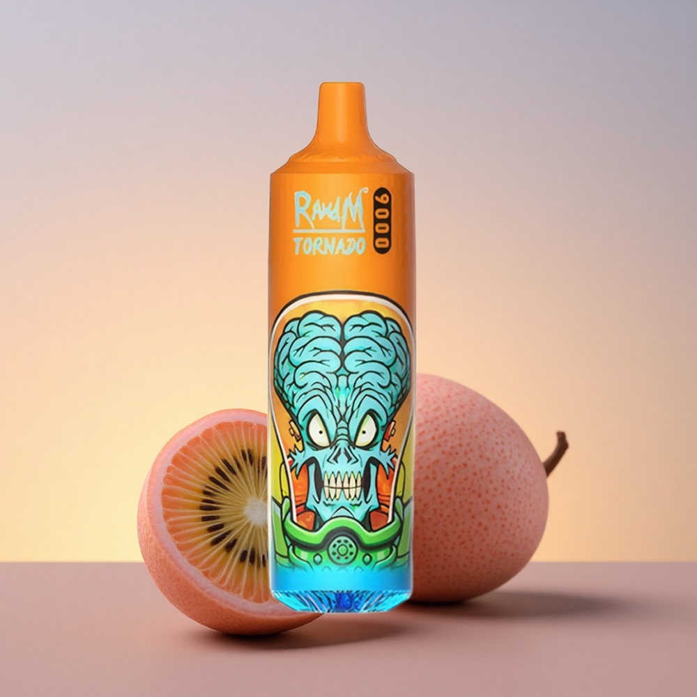 RandM Fumot Tornado 9000 Puffs Pasijonasti Guava z Mešanico 9000 Pufov 18 mL RGB