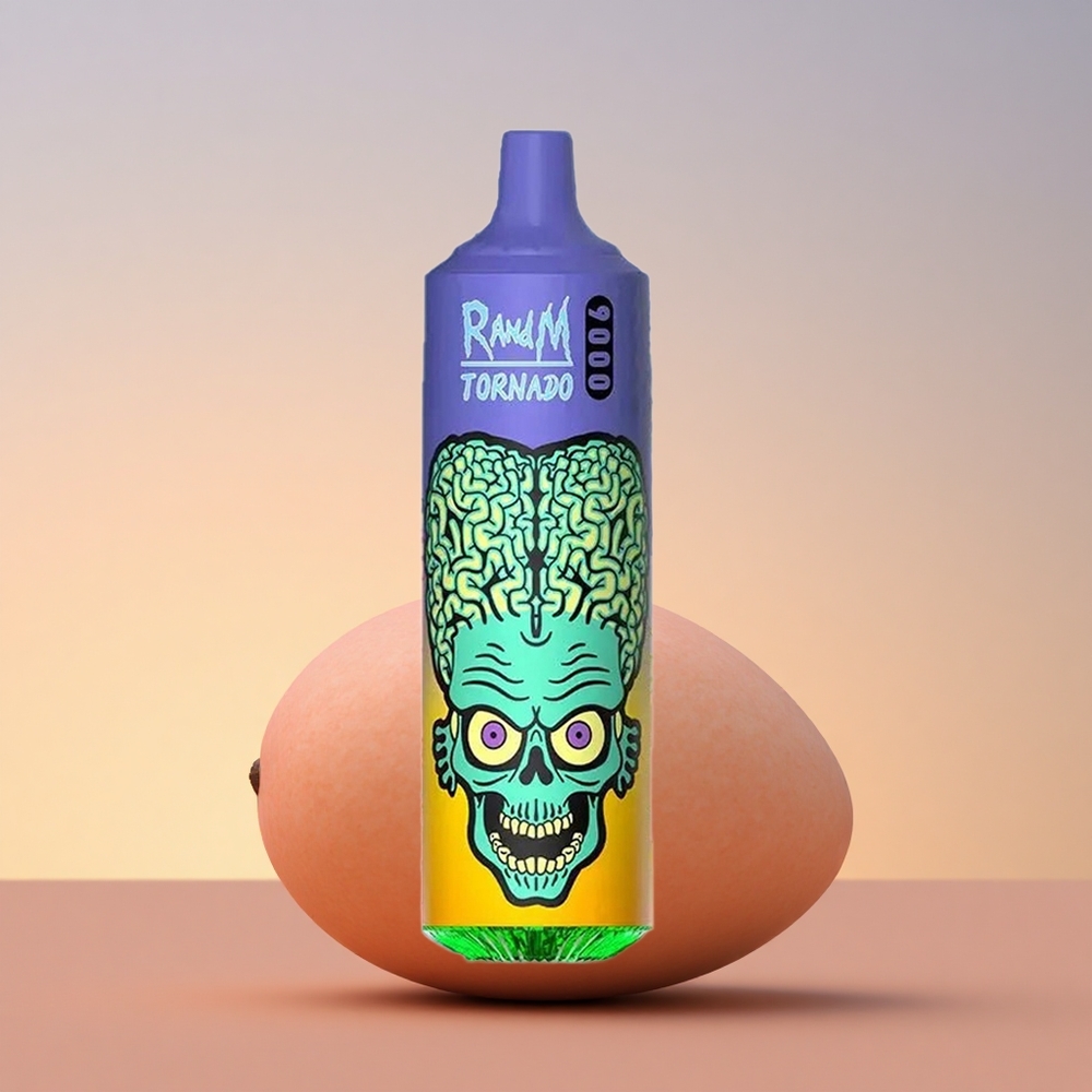RandM Fumot Tornado 9000 Puffs Sladki Mango 9000 Pufov 18 mL Mrežna Tuljava