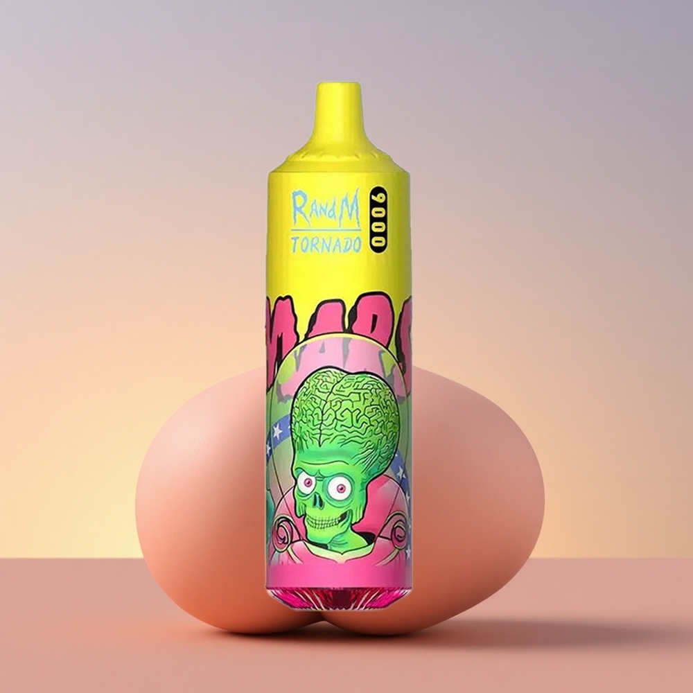 RandM Fumot Tornado 9000 Puffs Trojni Mango 9000 Pufov 18 mL Mrežna Tuljava